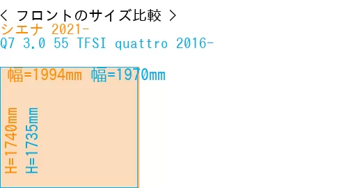 #シエナ 2021- + Q7 3.0 55 TFSI quattro 2016-